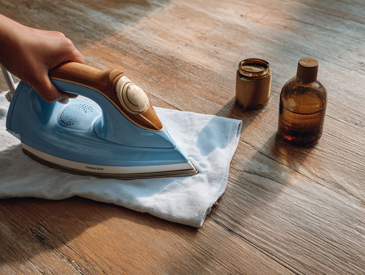 Ice Technique for Wood Floors