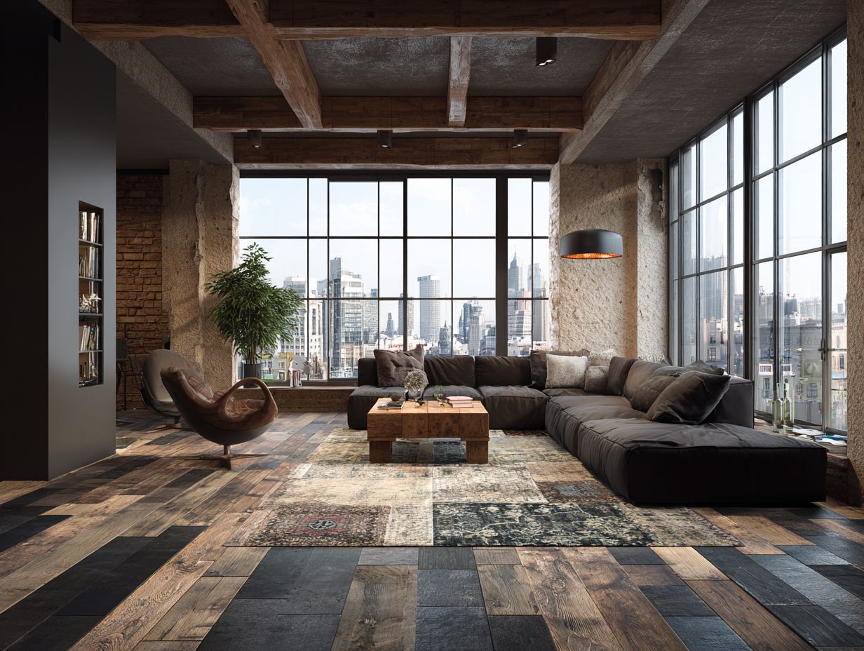 Light-Colored Flooring for Illusion of Space