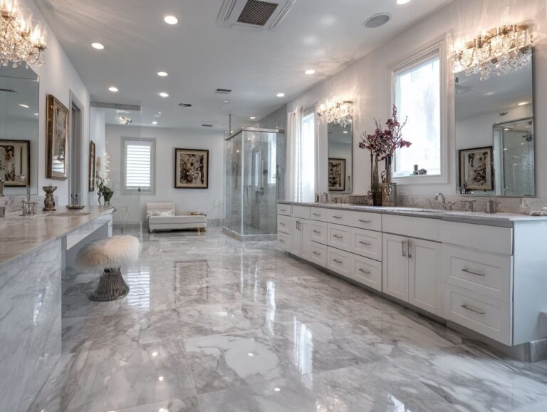Master Bathroom Flooring – Luxury and Functionality
