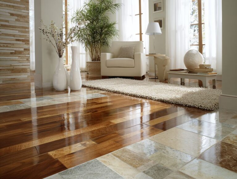 Mixed Flooring Materials – When and How to Combine