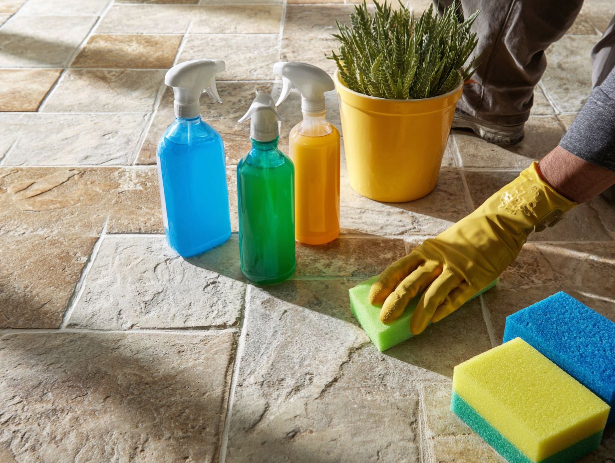 Cleaning the Surface